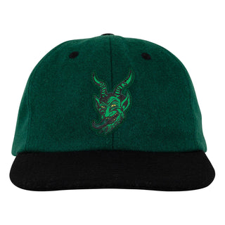 Creature Skateboard Hat Drop Out Snapback Green