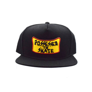 Dogtown Skateboards Hat Possessed to Skate Patch Snapback Black OS