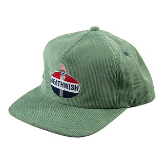 Deathwish Skateboards Hat Motor Spirits Snapback Green