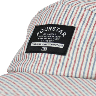 Fourstar Hat Ecru Hickory Conductor Strapback