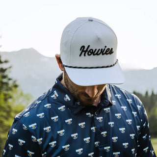 Howies Hockey Tape Hat Tour Lid Golf White OSFA