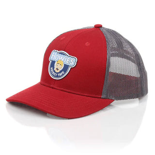 Howies Hockey Tape Hat Lottery Pick Mesh Trucker Snapback Red OSFA
