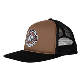 Independent Trucks Hat BTG Summit Printed Mesh Trucker Saddle/Black