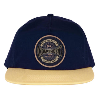 Independent Trucks Hat Established 78 Strapback Unstructured Stone Blue/Cream