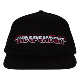 Independent Trucks Hat Barhouse Ripped Snapback Black