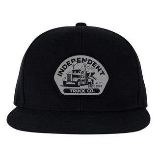 Independent Trucks Hat Trucking Snapback Structured Black