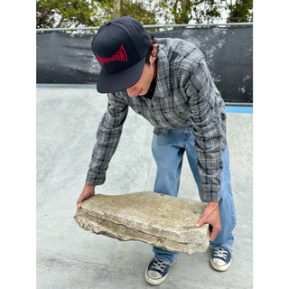 Independent Trucks Hat Span Embroidered Snapback Black/Dark Red