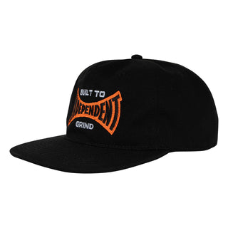 Independent Trucks Hat Built To Grind Span Snapback Black