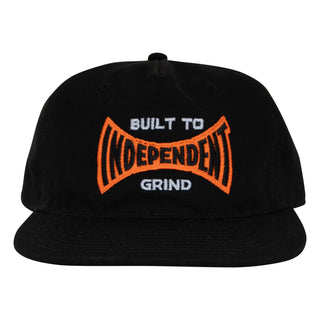 Independent Trucks Hat Built To Grind Span Snapback Black