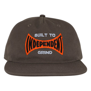 Independent Trucks Hat Built To Grind Span Snapback Walnut