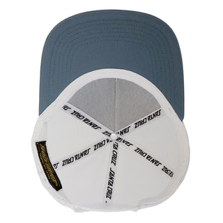 Santa Cruz Skateboards Hat Screaming Hand Front Mesh Trucker Slate Blue