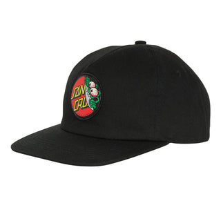 Santa Cruz Skateboards Hat Beware Dot Strapback Black