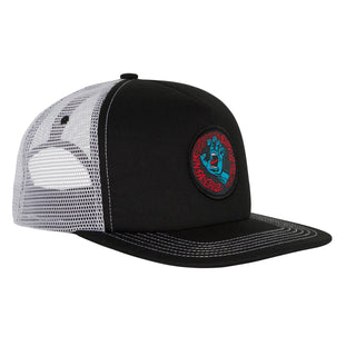 Santa Cruz Skateboards Hat Screaming 50 Mesh Trucker Blk/Wht