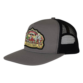 Santa Cruz Skateboards Hat Guzman Dead Diners Snapback Dusty Brown/Black