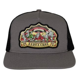 Santa Cruz Skateboards Hat Guzman Dead Diners Snapback Dusty Brown/Black