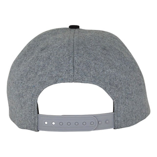 Santa Cruz Skateboards Hat Flame Ringed Dot Snapback Unstructured Black/Grey