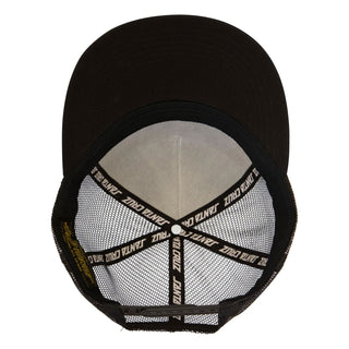 Santa Cruz Skateboards Hat Cruz Embroidered Mesh Trucker Black
