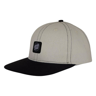 Santa Cruz Skateboards Hat Cruz Label Snapback Dark Sand/Black
