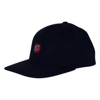 Santa Cruz Skateboards Hat Cruz Label Snapback Navy