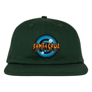 Santa Cruz Skateboards Hat Roskopp Iris Snapback Unstructured Forest