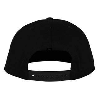 Santa Cruz Skateboards Hat Simplified Wave Dot Snapback Structured Black