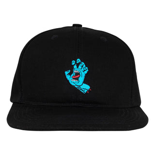 Santa Cruz Skateboard Hat Screaming Hand Snapback Black