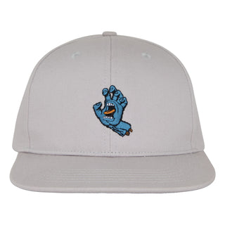 Santa Cruz Skateboards Hat Screaming Hand Light Grey