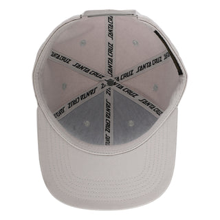 Santa Cruz Skateboards Hat Screaming Hand Light Grey