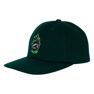 Santa Cruz Skateboards Hat Screaming Fire Snapback Unstructured Forest