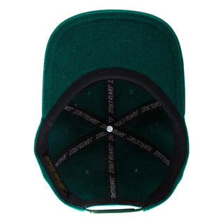 Santa Cruz Skateboards Hat Screaming Fire Snapback Unstructured Forest