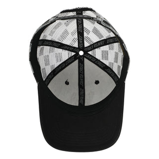Santa Cruz Skateboards Hat SC Gremlin Mesh Trucker White/Checker