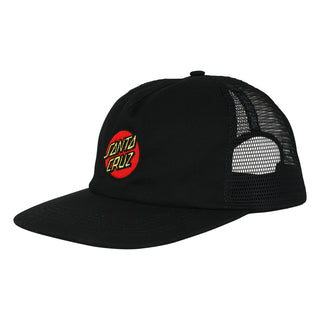 Santa Cruz Skateboards Hat Cruz Embroidered Snapback Black