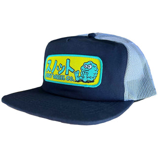 Snot Wheel Co. Hat Japanese Trucker Navy