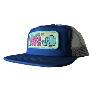 Snot Wheel Co. Hat Wide Boy Classic Trucker Blue