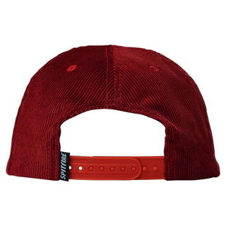Spitfire Wheels Hat Bighead Snapback Dark Red/Black Red