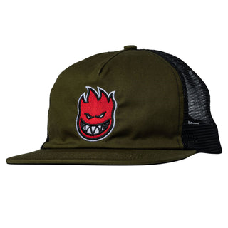 Spitfire Wheels Hat Bighead Fill Snapback Olive/Black Green