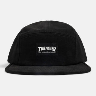 Thrasher Skateboard Hat Mag Logo 5 Panel Black