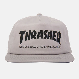 Thrasher Skateboard Hat Mag Logo Snapback Grey/Black
