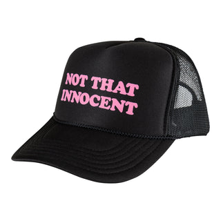 Welcome Skateboards x Britney Innocent Trucker Hat Black