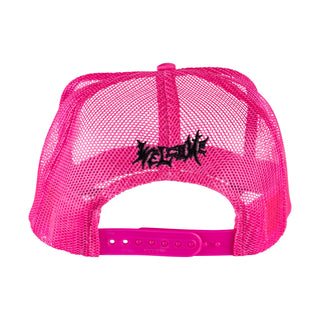 Welcome Skateboards x Britney Innocent Trucker Hat Pink