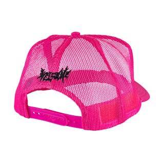 Welcome Skateboards x Britney Innocent Trucker Hat Pink