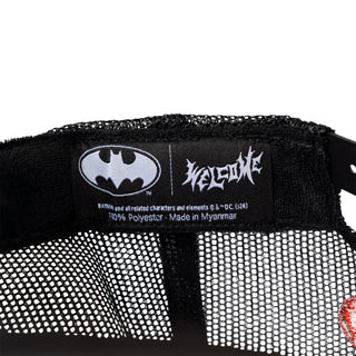 Welcome x Batman Skateboard Hat Batman Trucker Hat Black OS