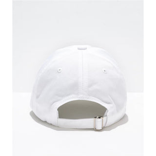Zero Skateboards Hat Single Skull Dad Strapback White