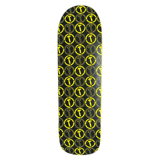 Hammers Skateboard Deck Logo Pattern Black 9.0"