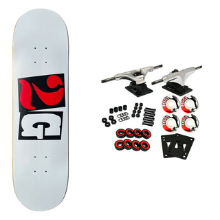 Hammers Skateboard Complete 2G White 8.5"