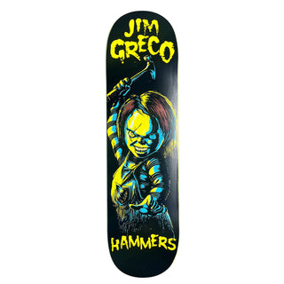 Hammers Skateboard Deck Jim Greco Chucky Black 8.25"