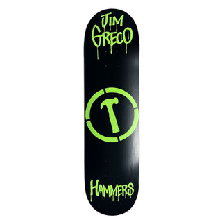 Hammers Skateboard Deck Jim Greco Hammer Black 8.25"
