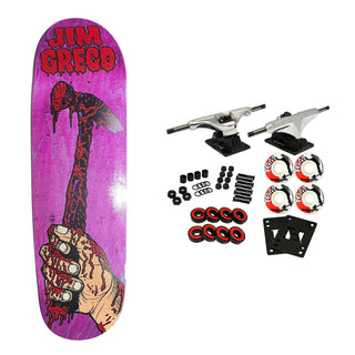 Hammers Skateboard Complete Jim Greco Bloody Hammer Pink 8.75"