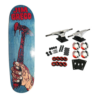 Hammers Skateboard Complete Jim Greco Bloody Hammer Blue 8.75"