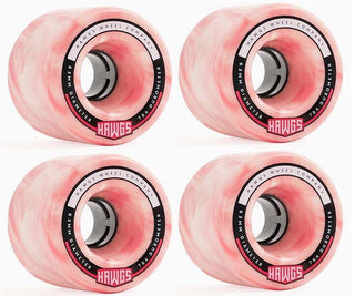 Hawgs Longboard Wheels 63mm Fatty 78A Pink/White